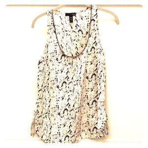 Aqua python print tank top